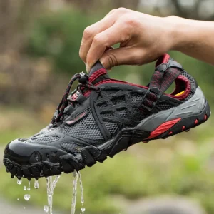 Men's Hiking Shoes Mesh Mountaineering Breathable Lightweight Wading Shoes Anti Slip Shoe Outdoor Boots