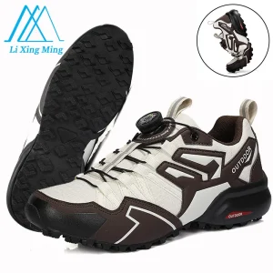 Men's Hiking Shoes Big Size To 47# Breathable Mesh Outdoor Shoes Wear-resistant Men Trekking Walking Hunting Trainers Sneakers