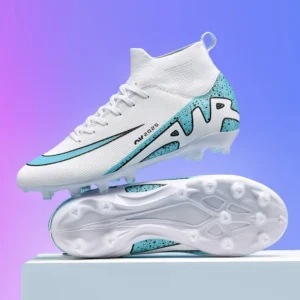 New Mens Football Field Boots TF/FG High Quality Professional Fast Grass Soccer Shoes Ultralight Training Studded Football Boots