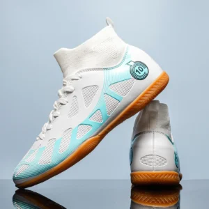 Professional Indoor Flat Bottomed Football Shoes Teenagers Durable Comfortable Training Shoes Adult Non Slip Soccer Shoes