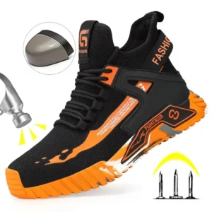 Man Boots Safety Protective Shoes Steel Toe Work Shoes Men Anti-puncture Safety Shoes Men Women Work Safety Boots
