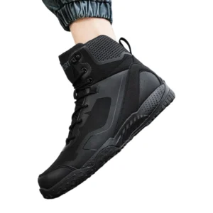 Men's Hiking Boots Waterproof Walking Sneaker Non-Slip Combat Boots Breathable for Outdoor