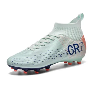 Men's HIgh-Top Best Quality Soccer Shoes Professional Training Durable Football boots Outdoor Grass Anti-Slip Soccer Shoes