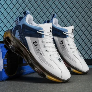 New Mens Sneakers Breathable Versatile Sport Casual Shoes Comfy Non Slip Durable Shoes Outdoor Activities High Top Running Shoe